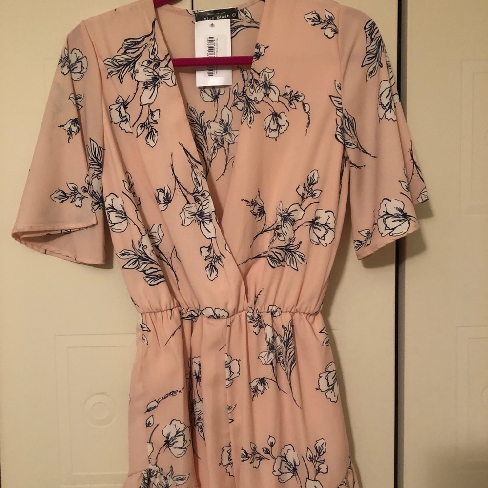 Women’s Pink Lily blush pink romper